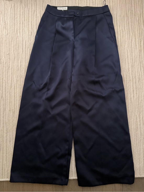 Zara Pants - Zara Navy Silk Pants
